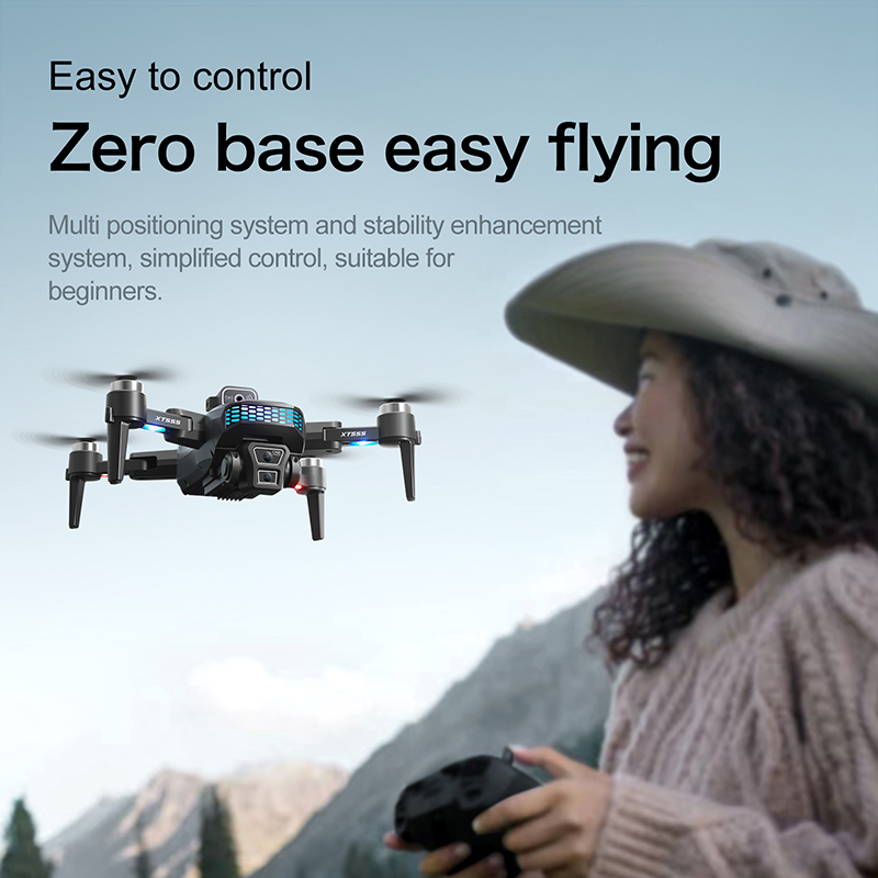 New XT555 GPS RC Drone Cam Pro - đánh giá và giá Drone Kit With Camera