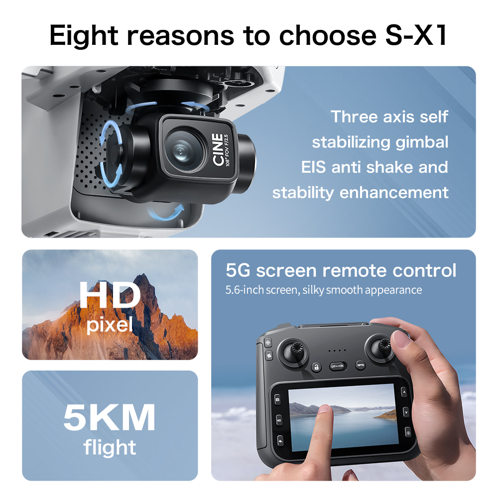 Top Deal S-X1 MAX GPS Drone 3  - đánh giá và giá Drone Kit With Camera